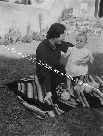 DEIRDRE CLARKE ON HER FIRST BIRTHDAY WITH HER MOTHER